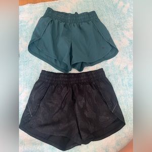 set of athleta shorts